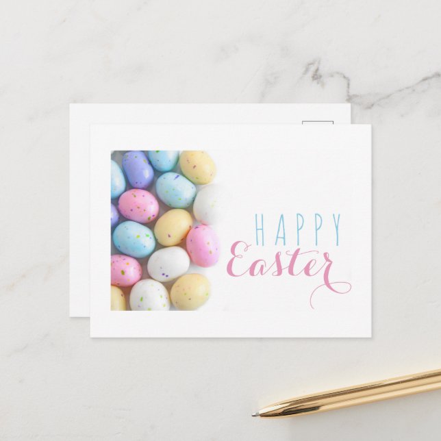 Eier Postkarte (Vorderseite/Rückseite Beispiel)