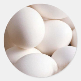 Eier Runder Aufkleber