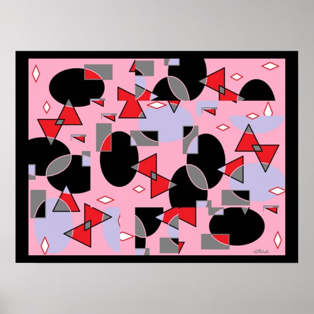 Eier schwarz poster (Vorne)