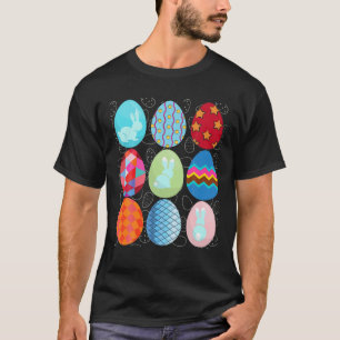 Eier und Kaninchen Niedlich Ostern T-Shirt