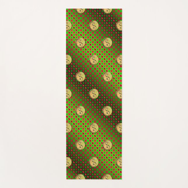 Eier und Metallziegen Yogamatte (Vorderseite)