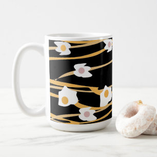 Eier- und Nudel-Abendessen-Muster Kaffeetasse