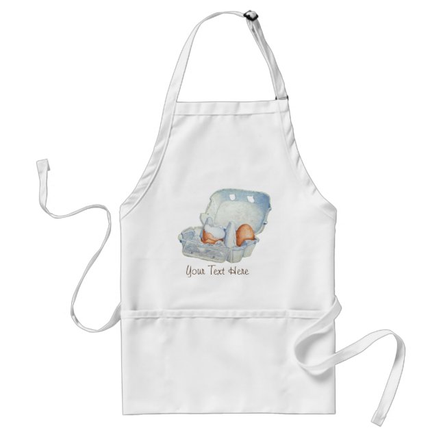 Eier und zerbrochene Eierschale in Eierschachteln  Schürze (Vorne)