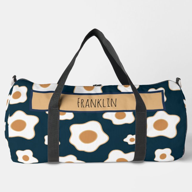 Eier Zeichnend Individuelle Name Duffle Bag (Vorderseite)