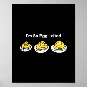 Eierdämonen Ich bin so eieraufgeregt Thanksgiving  Poster