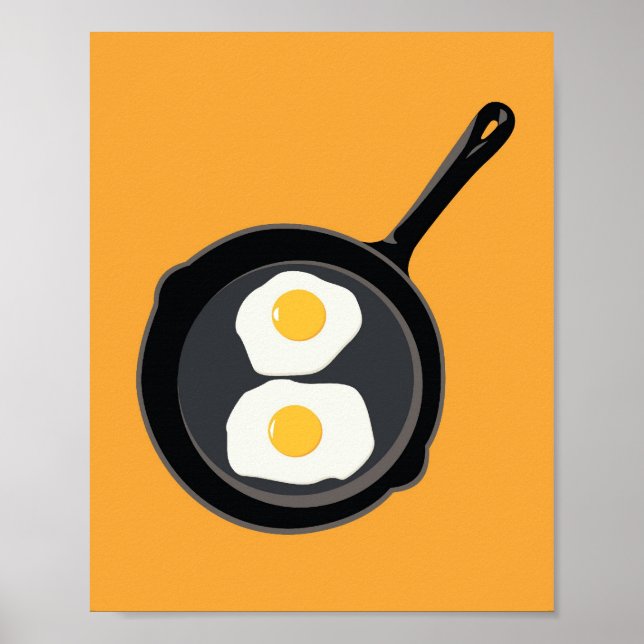 Eierdruck Poster (Vorne)