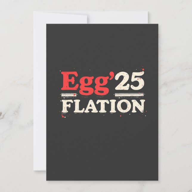 Eierflation 25 Gewitterosterwirtschaft Einladung (Vorderseite)