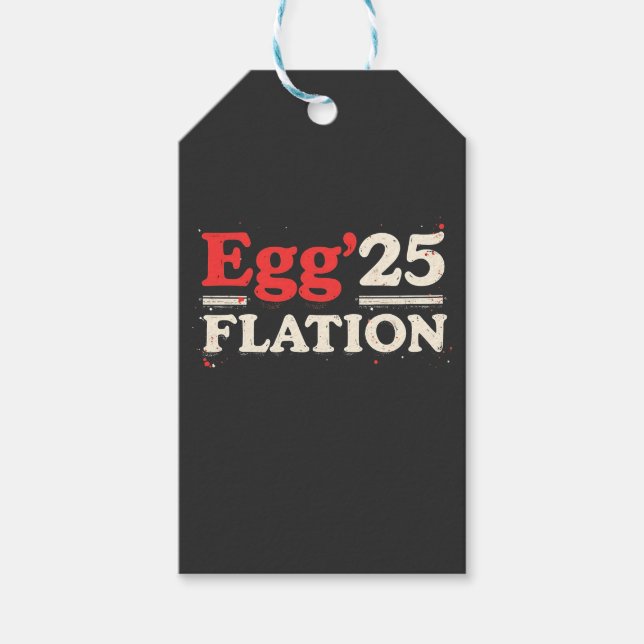 Eierflation 25 Gewitterosterwirtschaft Geschenkanhänger (Vorderseite)
