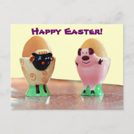 Eierhalter Ostern Postkarte