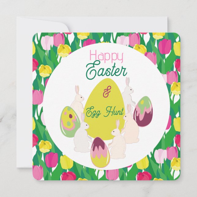 Eierjagd. Einladung (Vorderseite)