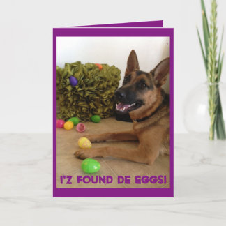 Eierjäger Feiertagskarte