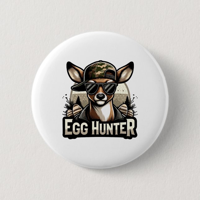 Eierjäger Hirschbuck-Hinterhöhle Hirschjagd Eas Button (Vorderseite)