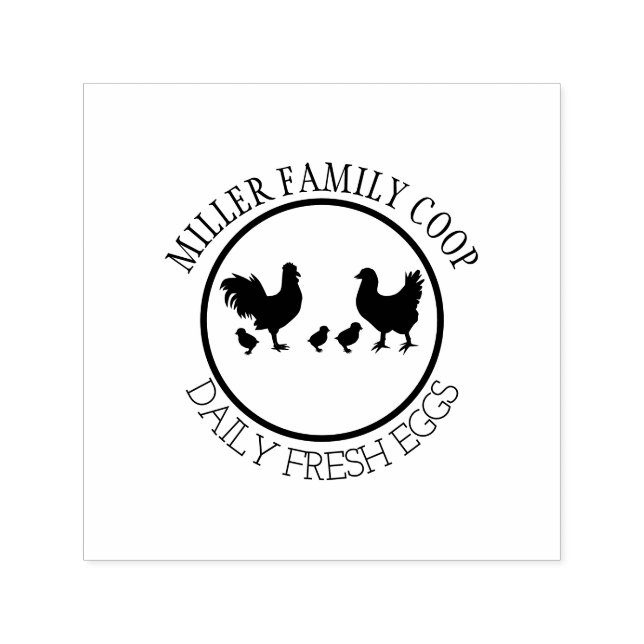 Eierkarton, Personalisierter Eierkarton, Etikettie Permastempel (Design)