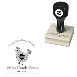 Eierkarton von Vintage Family Farm Gummistempel