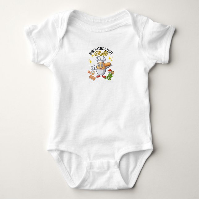 Eierkellerrollen Perfect Bite Baby Strampler (Vorderseite)