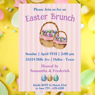 Eierkörbe für Ostern Feiertagskarte