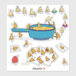 Eierkuchen just want to have fun aufkleber