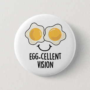 Eierkuchen Vision Funny Egg Pun Button