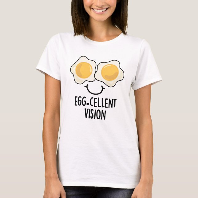Eierkuchen Vision Funny Egg Pun T-Shirt (Vorderseite)