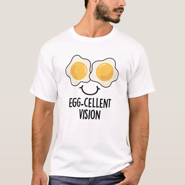 Eierkuchen Vision Funny Egg Pun T-Shirt (Vorderseite)