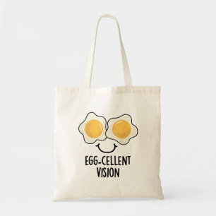 Eierkuchen Vision Funny Egg Pun Tragetasche