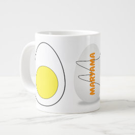 Eiern der Mikrowelle Omelet-Tasse (Name und Monogr Jumbo-Tasse