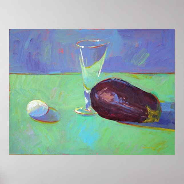 Eierpflanze und Eier Poster (Vorne)