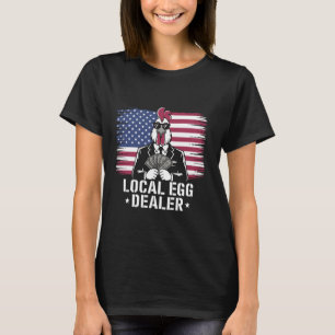 Eierpreise lokaler Eierhändler lustiges Huhn USA-F T-Shirt