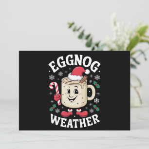 Eierpunsch-Wetter Weihnachten Retro-Weihnachten