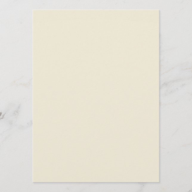 Eierschale Uni-Farbe Menükarte (Vorderseite)