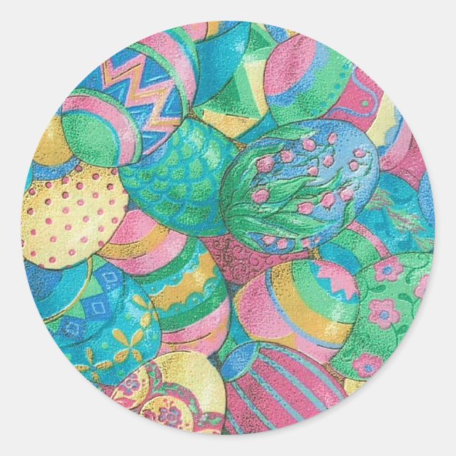 Eierstock Runder Aufkleber (Vorderseite)