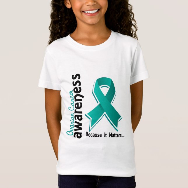 Eierstockkrebs-Bewusstsein 5 T-Shirt (Vorderseite)