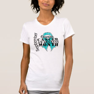 Eierstockkrebs-Bewusstseins-Monats-Band-Geschenke T-Shirt