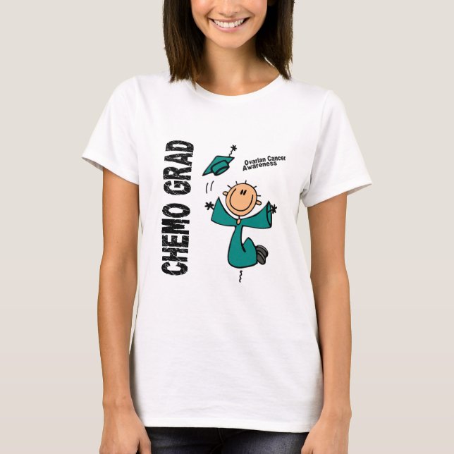 Eierstockkrebs CHEMO ABSOLVENT 1 T-Shirt (Vorderseite)