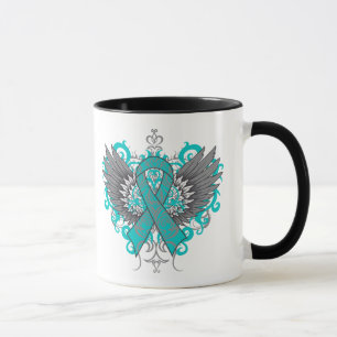 Eierstockkrebs-coole Flügel Tasse