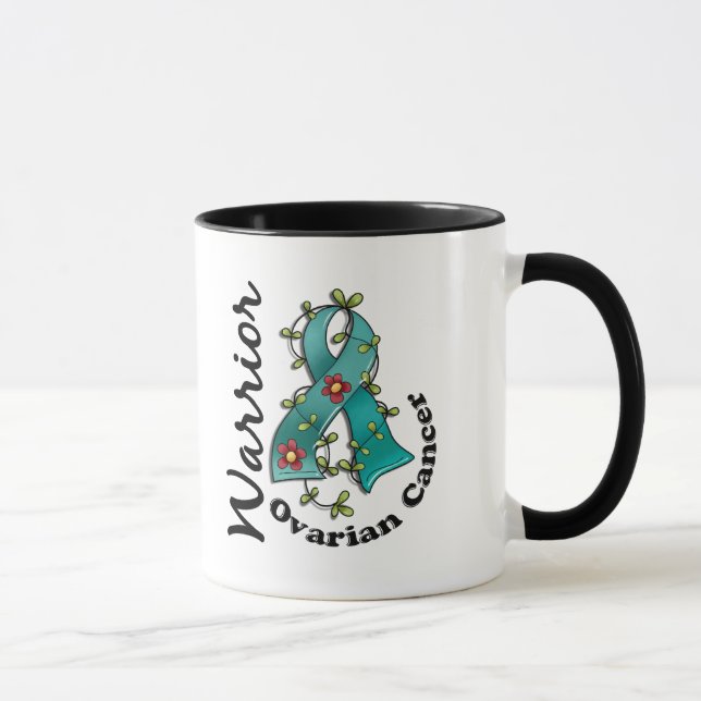 Eierstockkrebs-Krieger 15 Tasse (Rechts)