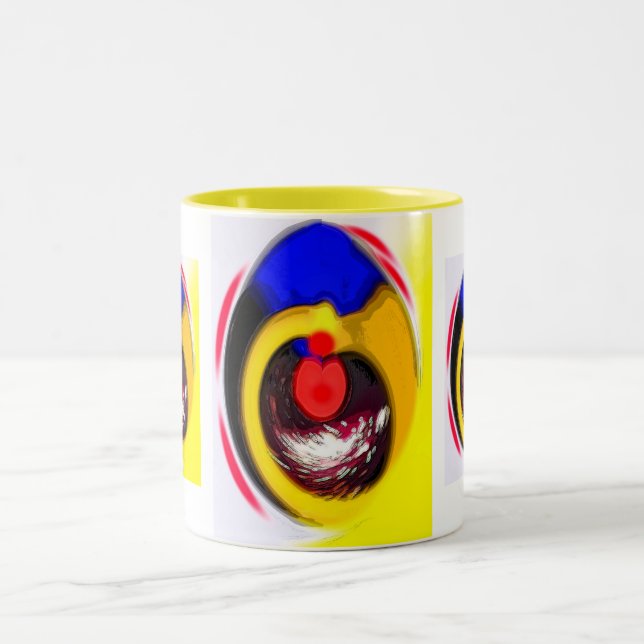 Eierüberraschung Zweifarbige Tasse (Mittel)