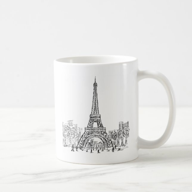 Eifel Turm Paris Tasse (Rechts)