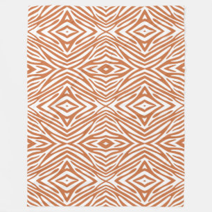 Eifer-neutrale PersonZebra Fleecedecke