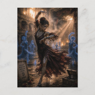 Eifersucht / Flamenco-Tänzer / Altes Theater Postkarte