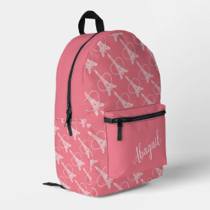 Eiffel Elegance Backpack — Anpassbarer Stil Bedruckter Rucksack