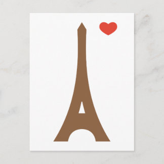 Eiffel in der Liebe... Postkarte