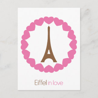 Eiffel in der Liebe... Postkarte
