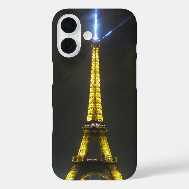 eiffel nacht Case-Mate iPhone hülle (Rückseite)