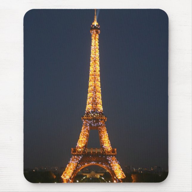 Eiffel nachts mousepad (Vorne)