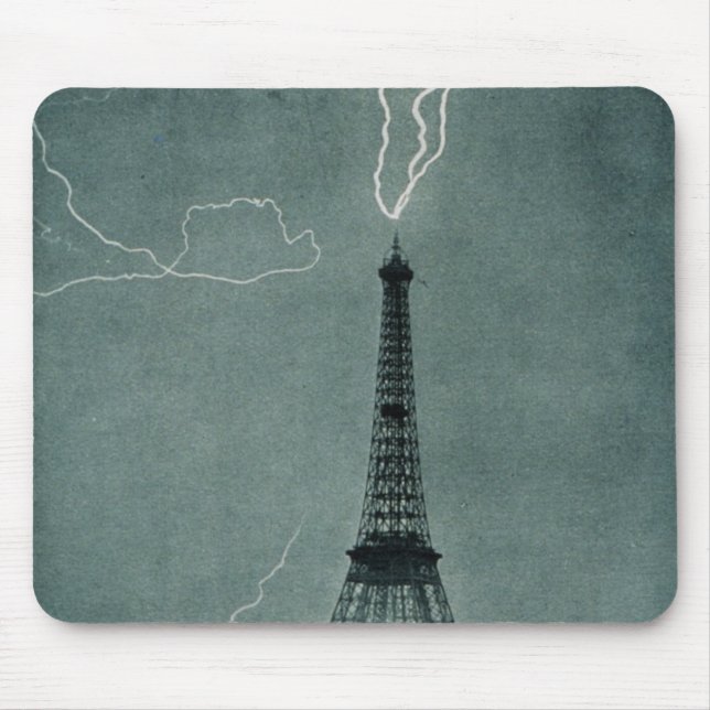 Eiffel Towe geschlagen Mousepad (Vorne)