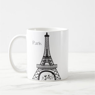 Eiffel Tower Bonjour Paris Tasse