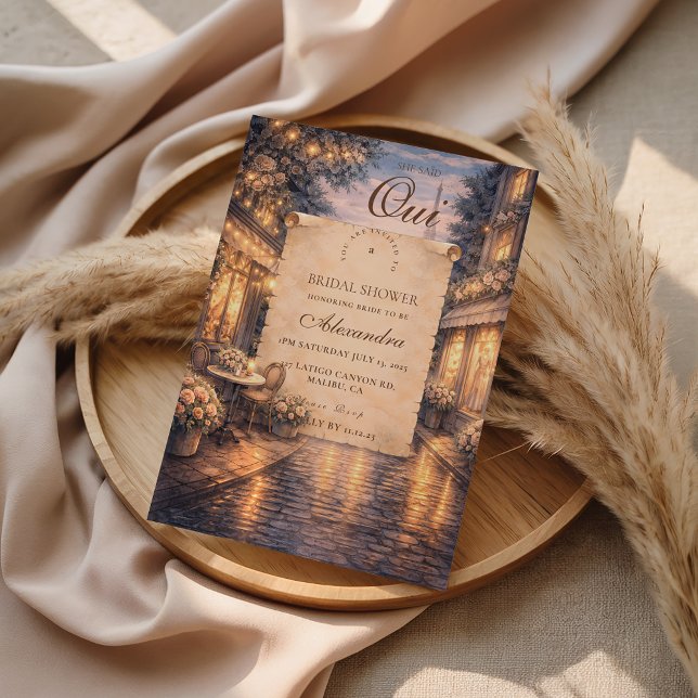 Eiffel Tower Bridal Shower Einladung (Von Creator hochgeladen)