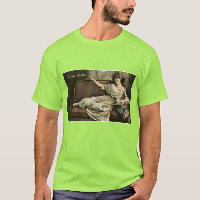 Eiffel Tower Bridge, Paris Frankreich T-Shirt (Vorderseite)