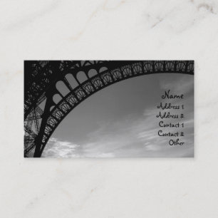 Eiffel Tower Calling Cards Telefonnummerkarte